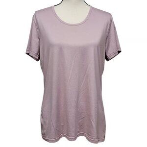 32 Degrees Cool Purple Tshirt Womens XL Scoop Neck Short Sleeve Active Gym